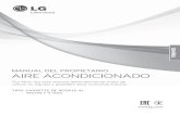 MANUAL DEL PROPIETARIO AIRE ACONDICIONADOelectricidadgm.com/Galeria/Fabricantes/SPANISH.pdf · 2018. 2. 19. · Manual del propietario 5 ESPAÑOL No utilice este aparato para fines