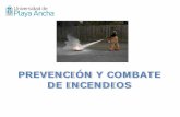 Prevención y combate de incendiosbiblioteca.esucomex.cl/RCA/Prevención y combate de... · 2018. 4. 23. · CLASES DE FUEGOS . Clase C . Son fuegos clase A y B en donde hay presencia