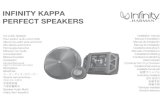 ~lnfiniW. PERFECT SPEAKERS by HARMAN · 2016. 12. 28. · INFINITY KAPPA PERFECT SPEAKERS Car Audio Speaker Haut-parleur audio automobile Altavoz de audio para autom6vil Alto-falante