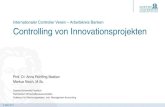 Internationaler Controller Verein - icv-controlling.com...Controlling von Innovationsprojekten 6. 3. März 2017 Phasen und Charakteristika von Innovationsprojekten ... Risiko-Attraktivität-Matrix