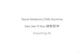 Daoshing Ni - Acupuncture CEU Online...• Qi is the source of all lives. • Form-Spirit (Xing-Shen 形神) – Coexistence requirement – Overstrained body causes scaering of the