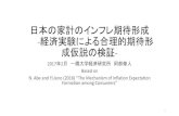 日本の家計のインフレ期待形成 経済実験による合理的期待形 …cis.ier.hit-u.ac.jp/Common/society/abe.pdf日本の家計のインフレ期待形成 -経済実験による合理的期待形