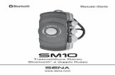 SM10SM10 si connette automaticamente con le cuffie auricolari bluetooth accoppiate. Sentirete la musica o altri suoni audio. 5. Se non sentite nessun suono, premere il tasto accoppiamento