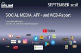 SEPTEMBER 2018 SOCIAL MEDIA, APP- und WEB-Report · 2018. 9. 27. · SOCIAL MEDIA, APP- und WEB-Report KURZINFORMATIONEN aus dem LMS-Zentrum für digitale Kompetenz SEPTEMBER 2018