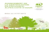 L'Observatoire de la Forêt Méditerranéenne - AVANCEMENT DE … · 2013. 2. 5. · Bilan mensuel PEFC PACA – 01/2013 2/16 CO/1302 Remarques : pour l’ensemble du document, «