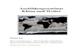 Ausbildungsseminar Klima und Wetter - UKR...Ausbildungsseminar Klima und Wetter Thema 4.2: Meeresströmungen - Thermohaline Zirkulation (generell und insbesondere die des Golfstroms)