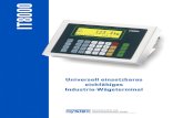 00 80 IT - Waagen - SeidelIT8000 - Frei programmierbares Industrie-Wägeterminal Edelstahlgehäuse IP65 Geeignet für rauhe Umgebungsbedingungen. Mit Bügeln für Tisch-Aufstellung