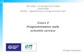 Cours 2 Programmation web, orientée serveurigm.univ-mlv.fr/~gambette/ENSIUT/M2202-Cours2-2020.pdf · 2020. 6. 9. · DUT MMI – IUT de Marne-la-Vallée 25/02/2020 M2202 – Algorithmique