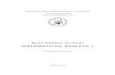 MATEMATICKÁ ANALÝZA 1 · UNIVERZITA PAVLA JOZEFA ŠAFÁRIKA V KOŠICIACH Prírodovedecká fakulta Ústav matematických vied Božena Mihalíková, Ján Ohriska MATEMATICKÁ ANALÝZA