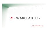 WaveLab LE 7 – Getting Started - synthmanuals.com...die den Einstieg in professionelle Audiobearbeitung ermöglichen. Mit WaveLab LE können Sie nicht nur Audiomaterial in CD-Qualität