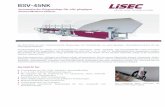 BSV-45NK - LiSEC · 2016. 4. 6. · Ausführungsvarianten BSV-45NK L1 (mm) L2 (mm) B (mm) H (mm) Elektrischer Verbrauch (kW) Betriebsdruck Luft (bar) Luftverbrauch (l/min) BSV-45NK