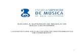ESCUELA SUPERIOR DE MUSICA DE BAJA CALIFORNIASzymanovsky, K. Concierto no. 1 y 2 para violín y orquesta 2.4.12 Walton, Joseph. Concierto para violín y orquesta 2.5 Música mexicana