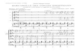 Barcarolle - ENSEMBLE POLYPHONIQUEdoublechoeur.com/.../2015/09/Barcarolle_Offenbach.pdf · 2015. 9. 25. · BARCAROLLE DES CONTES D'HOFFMANN version à 4 voix mixtes, a cappella ou