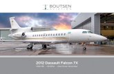 2012 Dassault Falcon 7X - Aviapages.com2018/11/07  · APU 2012 Dassault Falcon 7X MSN 136 - HZ-SPAJ - One Owner Since New 4 2012 Dassault Falcon 7X MSN 136 - HZ-SPAJ - 2,818 TSN -