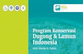 Program Konservasi Dugong dan Lamun Indonesia · 2018. 10. 3. · Lamun/ Seagrass Tumbuhan berbunga yang berkumpul dalam bentuk seperti padang rumput di dasar perairan pesisir yang