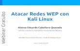 o t Atacar Redes WEP con i u t Kali Linux a r G Alonso ......Certificate, LPIC-1 Linux Administrator Certified, LPI Linux Essentials Certificate, IT Masters Certificate of Achievement