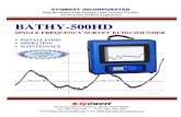 BBAATTHHYY--550000HHDDAtlas DESO 25 ODOM Digitrace ODOM Echotrac NMEA dbt NMEA dbs Acoustic Output Any single frequency (selected at time of purchase) from these: 33kHz, 50kHz, 200kHz