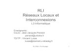 RLI Réseaux Locaux et Interconnexions - unistra.frpansiot/enseignement/rli/RLI-2009-r...RLI 2009 - IP et Routage 1 RLI Réseaux Locaux et Interconnexions L3 Informatique Enseignants