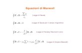 v∫ ES ε (Legge di Gauss)fisica2ricco.unipr.it/Cap13 Le onde elettromagnetiche.pdfEquazioni di Maxwell 0 q d ... Equazione delle onde 00 d dd dt v ...