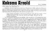 Leon Terjanian: 'Kokomo Arnold' - Planungsbüro Wirz · 2015. 9. 30. · Rukumu Arnold Leon (This article was originally written in French. We would like to say a special thank you