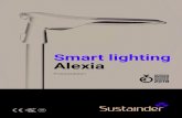 Smart lighting Alexia - Sustainder...Technische Spezifikationen Sustainder Alexia Leistungsparameter mit Standardsensorik und RF Modul 1 Lichtstrom (lm) - Excl. CLO #LEDs Netzgerät
