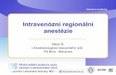 Intravenózní regionální anestézie - Akutne.cz · 2010. 10. 21. · Praktick# postup III. • pe!livá hemostáza • pozvolné uvoln#ní turniketu • dokon!ení operace (do