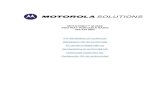 MOTOTRBO™ SL2600 403-470 MHz - Motorola Solutions€¦ · MOTOTRBO™ SL2600 TWO-WAY PORTABLE RADIO 403-470 MHz EU Declaration of Conformity Déclaration UE de Conformité EU-Konformitätserklärung