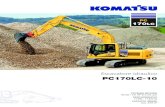Escavatore idraulico PC170LC-10 · 2018. 9. 21. · Potente e preciso, il PC170LC-10 Komatsu è equipaggiato in modo da poter eseguire con efficienza qualsiasi operazione. In cantieri