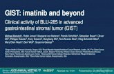 GIST: imatinib and beyond - Blueprint Medicines€¦ · 2017-06-05  · GIST: imatinib and beyond Clinical activity of BLU-285 in advanced gastrointestinal stromal tumor (GIST) Michael