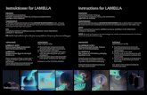 Instruktioner for LAMELLA Instructions for LAMELLA - LE KLINT - Danish Design … · 2019. 10. 28. · design til LE KLINTs moderne kollektion. The two designers behind the design
