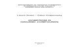 Isomerism in organic compounds - Magyar Elektronikus Könyvtár · 2017. 9. 14. · 4 ISOMERISM IN ORGANIC COMPOUNDS Isomers are the compounds with the same qualitative and quantitative