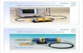 EMC Zurich - EMC of Communication Cables 02 · 2020. 7. 2. · EN 50289-1-6 EMC on Communication cables generator screen under test tube matching resistor receiver screening cap Generator