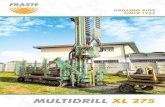 DRILLING RIGS SINCE 1964€¦ · CONSOLIDATIONS, MICROPIEUX, PUITS D’EAU. 4 Since 1964 Since 1964 MULTIDRILL XL 275. Since 1964 Since 1964 5 Powerful, Versatile, Productive. Auf