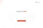 Tarifario 2021...Versión: 1.2 2 TARIFAS GENERALES 2021 Código Servicios Básicos Unidad Tarifa Detalle TMN Uso Muelle x Nave $ (M/L/Hr) 1.36 TTC Transferencia Contenedores Llenos