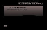 CLOCK RADIO - NUREG GmbH...7 Prekomjerni zvučni tlak iz slu-šalica može uzrokovati gubitak sluha. Radio režim Za najbolji FM (UHF) prijem, do-voljno je pravilno poravnati žičanu