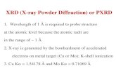 XRD (X-ray Powder Diffraction) or PXRDocw.snu.ac.kr/sites/default/files/NOTE/10505.pdf · 2018. 1. 30. · XRD (X-ray Powder Diffraction) or PXRD . 서울대 화학생물공학부
