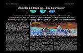 Schilling-Kurier 2016. 5. 5. · Schilling-Kurier Nachkommen des Burgmanns Heinrich Schilling von Lahnstein, gestorben 1221 Nachrichten aus dem Verband des Hauses Schilling e.V. mit