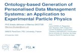 Ontology-based Generation of Personalised Data Management … · 2020. 10. 5. · Name Authors Concepts EXPO –Ontology of Scientific Experiments L. Soldatova, ... LOV UI, supported