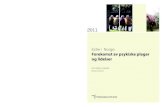 Eldre i Norge TRYKK - Folkehelseinstituttet · 2016. 4. 19. · Eldre i Norge: Forekomst av psykiske plager og lidelser • Folkehelseinstituttet 8 Definisjoner Eldre Hvilke aldersgrupper