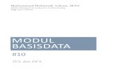 MODUL ASISDATAmodul.smkn4malang.sch.id/.../03/MODUL-10-TCL-dan-DCL.pdf · 2020. 3. 18. · 4.17 Merevisi sistem pengamanan basis data pada RDBMS 3.18 Menerapkan replikasi basis data