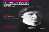 FERRUCCIO BUSONI · 2020. 10. 22. · F. Busoni (siehe auch anmerkung a): • Elegie „All’Italia! In modo napolitano“ BV 249 • Elegie „Meine Seele bangt und hofft zu dir“