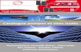 Catalogue pompes et sites isolés - solarlog-portal.frsolarlog-portal.fr/sds/uploads/userimages/catalogue-pompes.pdf · PS1800 CS-36-1. Photovoltaïque -Pompes solaires Sites Isolés