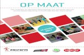 Op maat - Dommelhof Sport...Op maat Een creatieve en sportieve belevingsdag voor personen met een verstandelijke beperking in Provinciaal Domein Dommelhof Donderdag 12 oktober 2017