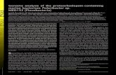 Genome analysis of the proteorhodopsin-containing marine ...Genome analysis of the proteorhodopsin-containing marine bacterium Polaribactersp. MED152 (Flavobacteria) Jose ´M. Gonzalez*†,