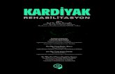 KARDİYAK - Hipokrat Kitabevi · 2018. 10. 31. · 1985-1999 yılları arasında İstanbul Üniversitesi Kardiyoloji Enstitüsü Kardiyo-pulmoner Rehabilitas-yon ünitelerinin kuruluş