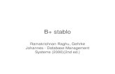 B+ stablo - University of Belgradepoincare.matf.bg.ac.rs/...//projektovanjeBP/B+stablo.pdf · 2009. 11. 25. · B+ stablo • Kao i B-stablo: – B+ stablo je balansirana drvolika