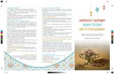 Broshurë mbi dispozitat e Agjërimit · 2020. 5. 14. · DISPOZITAT E AGJËRIMIT ZEKATIT TË FITRIT DHE TË FITËR BAJRAMIT Sheijh Haythem Ibn Muhamed Sahran (Mësues pranë xhamisë