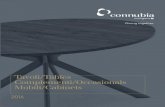 Tavoli/Tables Complementi/Occasionals Mobili/Cabinets · 2017. 7. 26. · tavoli fissi e allungabili / extending and non-extending tables 01 Connubia è la linea dedicata ai “fondamentali”