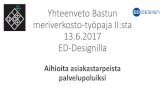 Yhteenveto Bastun meriverkosto-työpaja II:sta 13.6.2017 ED … · 2017. 6. 20. · meriverkosto-työpaja II:sta 13.6.2017 ED-Designilla Aihioita asiakastarpeista palvelupoluiksi.