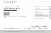 Digitaalne HD Sisukord videokaamera Alustuseksdownload.sony-europe.com/pub/manuals/eu/EE_HDR-CX... · 2016. 3. 16. · (Okeaania tüüp) Selles tabelis on näidatud vahelduvvooluvõrgu